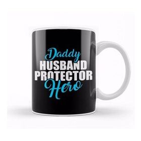 Baskı Dükkanı Cute Daddy Husband Protector Hero Awesome Dad Kupa Bardak