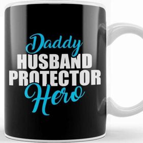 Baskı Dükkanı Cute Daddy Husband Protector Hero Awesome Dad Kupa Bardak