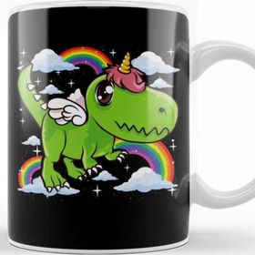Baskı Dükkanı Cute Dinosaur Unicorn Unisaur Mythical Animal Kupa