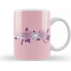 Baskı Dükkanı Cute Flowers Illustration Kupa