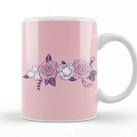 Baskı Dükkanı Cute Flowers Illustration Kupa