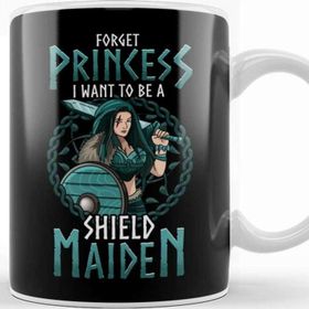 Baskı Dükkanı Cute Forget Princess I Want to Be a Shield Maiden Kupa