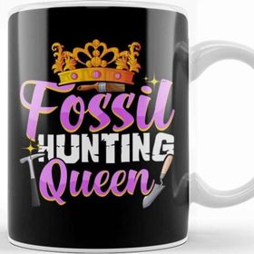 Baskı Dükkanı Cute Fossil Hunting Queen Girls Paleontology Kupa