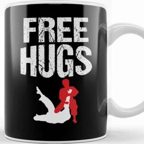 Baskı Dükkanı Cute Free Hugs Jiu Jitsu Bjj Martial Arts Kupa