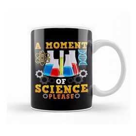 Baskı Dükkanı Cute & Funny A Moment Of Science Please Pun Kupa Bardak