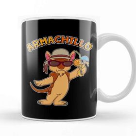 Baskı Dükkanı Cute & Funny Armachillo Relaxing Chill Armadillo Kupa Bardak