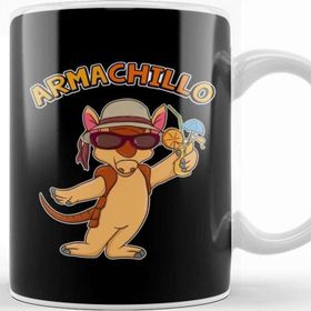 Baskı Dükkanı Cute & Funny Armachillo Relaxing Chill Armadillo Kupa Bardak