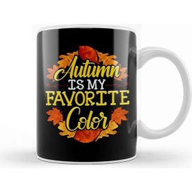 Baskı Dükkanı Cute & Funny Autumn Is My Favorite Color Kupa Bardak