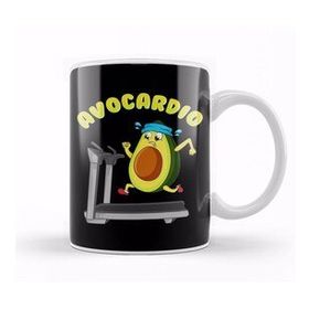 Baskı Dükkanı Cute & Funny Avo Cardio Avocado Cardio Gym Pun Kupa Bardak
