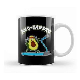 Baskı Dükkanı Cute & Funny Avo Cardio Avocado Cardio Gym Pun Kupa Bardak