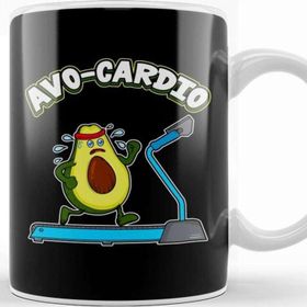 Baskı Dükkanı Cute & Funny Avo Cardio Avocado Cardio Gym Pun Kupa Bardak