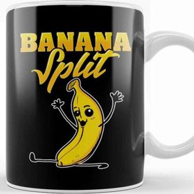 Baskı Dükkanı Cute & Funny Banana Split Gymnast Pun Kupa Bardak