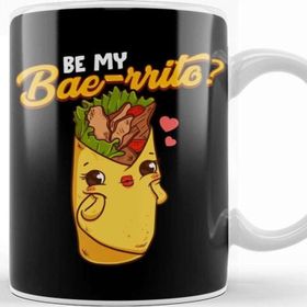Baskı Dükkanı Cute & Funny Be My Bae Rrito Bae Burrito Pun Kupa Bardak
