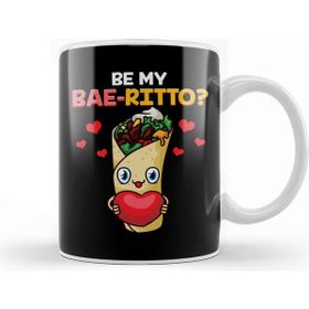 Baskı Dükkanı Cute & Funny Be My Bae Rrito Baerrito Burrito Pun Kupa Bardak