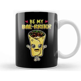 Baskı Dükkanı Cute & Funny Be My Bae Rrito Baerrito Burrito Pun Kupa Bardak