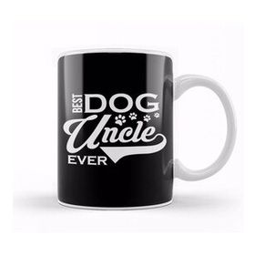 Baskı Dükkanı Cute & Funny Best Dog Uncle Ever Dogsitter Kupa Bardak