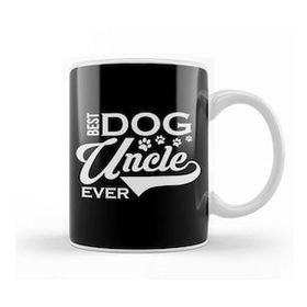 Baskı Dükkanı Cute & Funny Best Dog Uncle Ever Dogsitter Kupa Bardak
