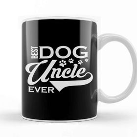 Baskı Dükkanı Cute & Funny Best Dog Uncle Ever Dogsitter Kupa Bardak