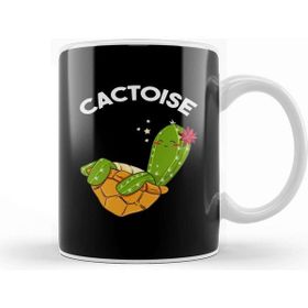 Baskı Dükkanı Cute & Funny Cactoise Cactus Tortoise Combined Kupa Bardak