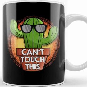 Baskı Dükkanı Cute & Funny Can T Touch This Cactus Pun Plant Kupa Bardak