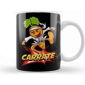 Baskı Dükkanı Cute & Funny Carrate Karate Training Carrot Pun Kupa Bardak