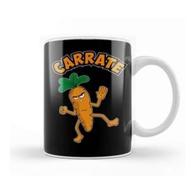 Baskı Dükkanı Cute & Funny Carrate Karate Training Carrot Pun Kupa Bardak