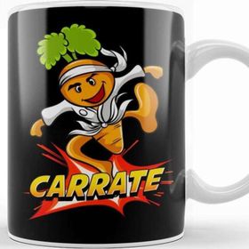 Baskı Dükkanı Cute & Funny Carrate Karate Training Carrot Pun Kupa Bardak