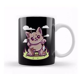 Baskı Dükkanı Cute & Funny Cat Fishing Kupa Bardak