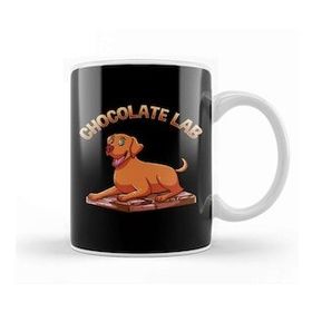 Baskı Dükkanı Cute & Funny Chocolate Lab Pun Brown Labrador Dog Kupa Bardak