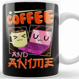 Baskı Dükkanı Cute & Funny Coffee And Anime Kawaii Coffee Cup Kupa Bardak