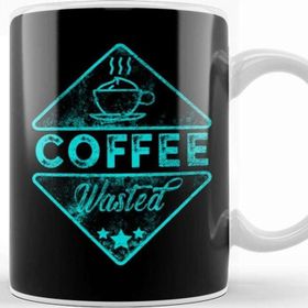 Baskı Dükkanı Cute & Funny Coffee Wasted Retro Caffeine Pun Kupa