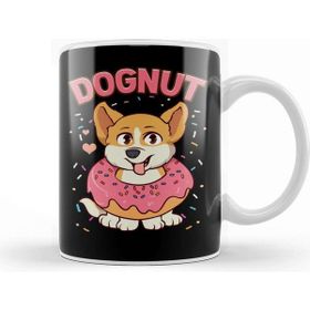 Baskı Dükkanı Cute & Funny Dognut Dog Donut Pun Adorable Puppy Kupa Bardak