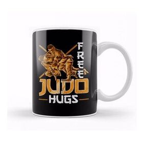 Baskı Dükkanı Cute & Funny Free Judo Hugs Mma Mixed Martial Arts Kupa Bardak