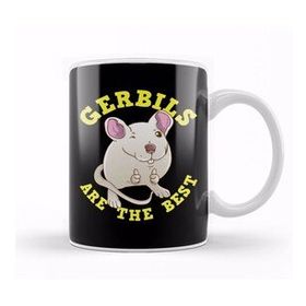 Baskı Dükkanı Cute & Funny Gerbils Are The Best Pet Owners Kupa Bardak