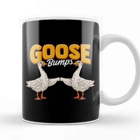 Baskı Dükkanı Cute & Funny Goose Bumps Goosebumps Animal Pun Kupa Bardak