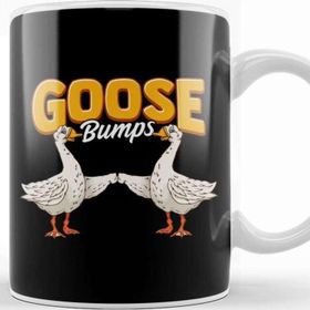 Baskı Dükkanı Cute & Funny Goose Bumps Goosebumps Animal Pun Kupa Bardak