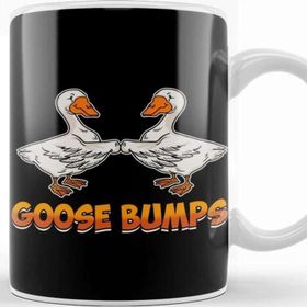 Baskı Dükkanı Cute & Funny Goose Bumps Goosebumps Animal Pun Kupa Bardak