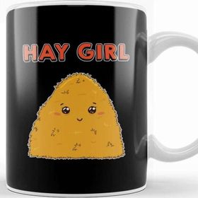 Baskı Dükkanı Cute & Funny Hay Girl Bale Of Hay Pun Pickup Line Kupa Bardak