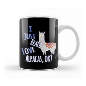 Baskı Dükkanı Cute & Funny I Just Really Love Alpacas Ok Kupa Bardak