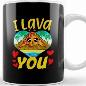 Baskı Dükkanı Cute Funny I Lava You Volcano Valentine S Day Kupa