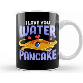 Baskı Dükkanı Cute Funny I Love You Water Pancake Stingray Pun Kupa