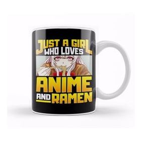 Baskı Dükkanı Cute & Funny Just A Girl Who Loves Anime And Ramen Foodie Kupa