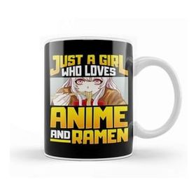 Baskı Dükkanı Cute & Funny Just A Girl Who Loves Anime And Ramen Foodie Kupa