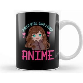 Baskı Dükkanı Cute Funny Just A Girl Who Loves Anime Manga Kupa
