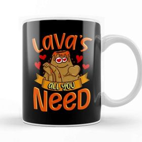 Baskı Dükkanı Cute Funny Lavas All You Need Volcano Pun Kupa