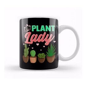 Baskı Dükkanı Cute Funny Plant Lady Planting Gardening Pun Kupa