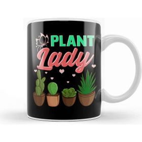 Baskı Dükkanı Cute Funny Plant Lady Planting Gardening Pun Kupa