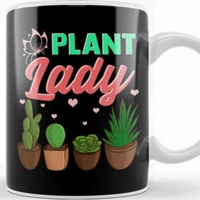 Baskı Dükkanı Cute Funny Plant Lady Planting Gardening Pun Kupa