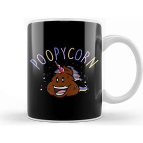 Baskı Dükkanı Cute Funny Poopycorn Adorable Poop Unicorn Kupa