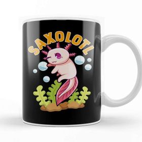 Baskı Dükkanı Cute Funny Saxolotl Adorable Axolotl Playing Sax Kupa